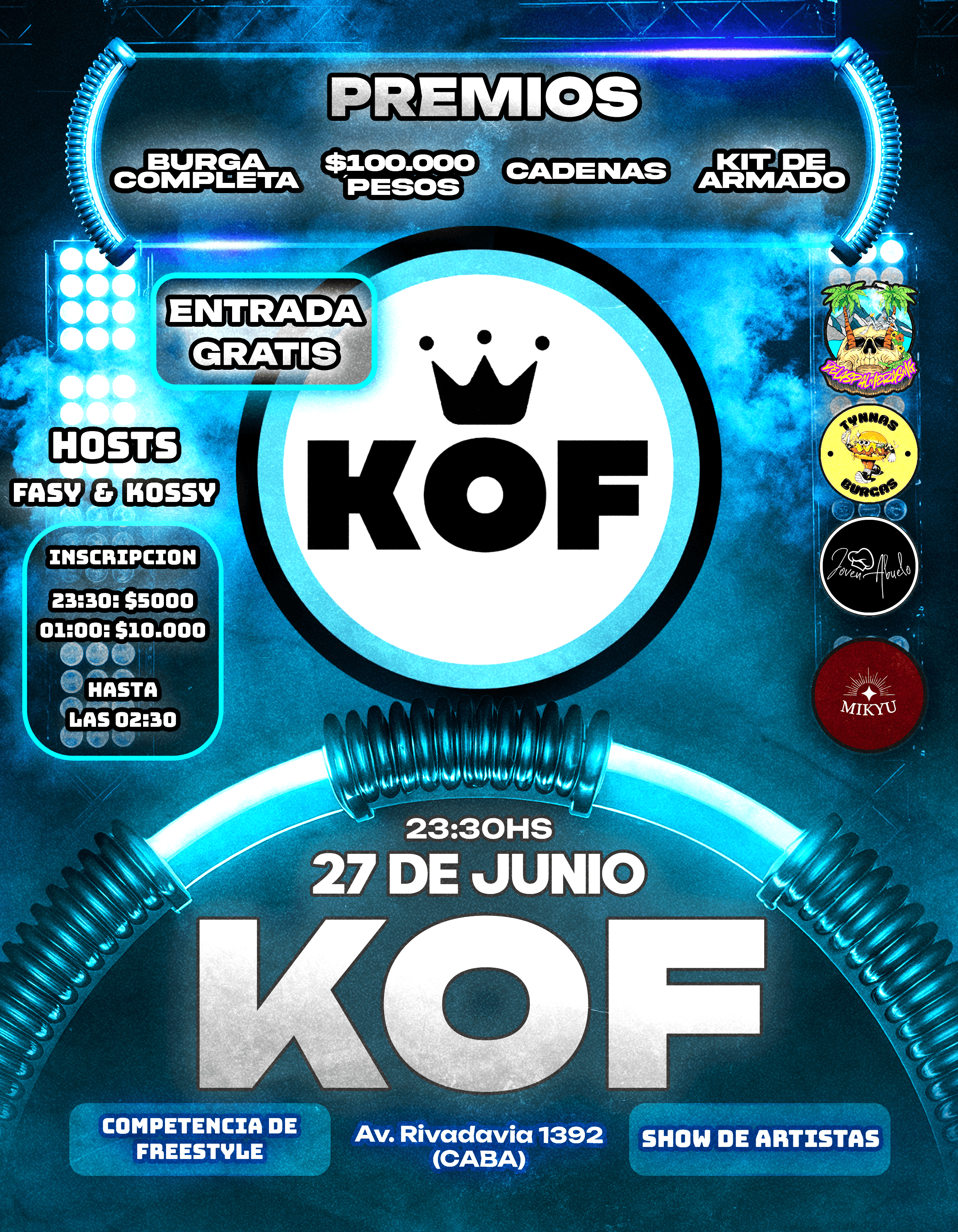 KOF Freestyle — Flyers del evento